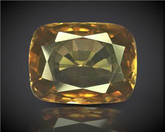 Yellow Zircon Natural Certified  5.87 CTS. ( 91968 )